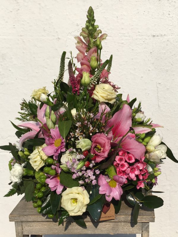 Pink Funeral Posy