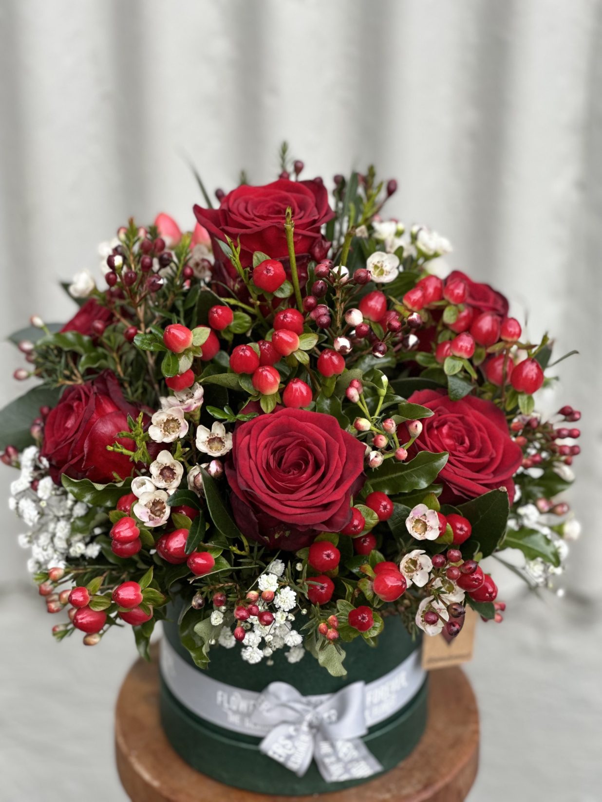 Red Rose Flower Box